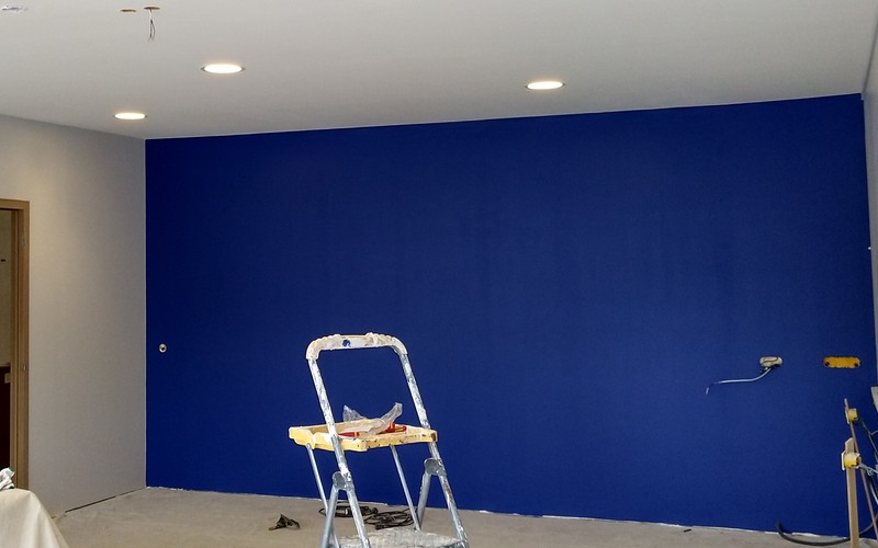 Peinture décoration salle de séminaire