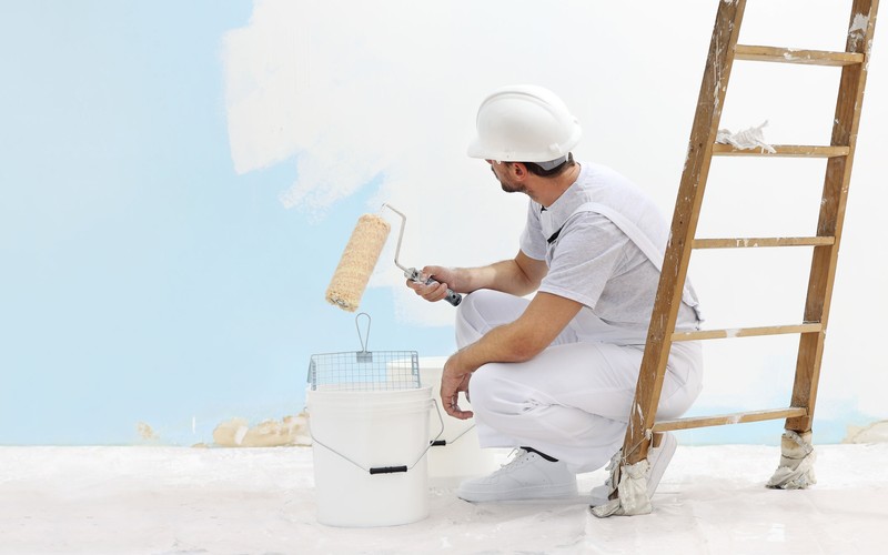 Présentation du travail du peintre en bâtiment