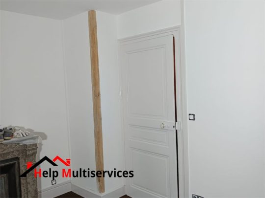 Image par Help Multiservices des travaux de peinture d'une chambre à rumilly en haute savoie
